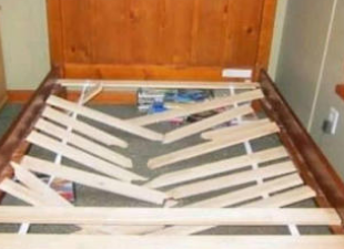 Broken bed slats