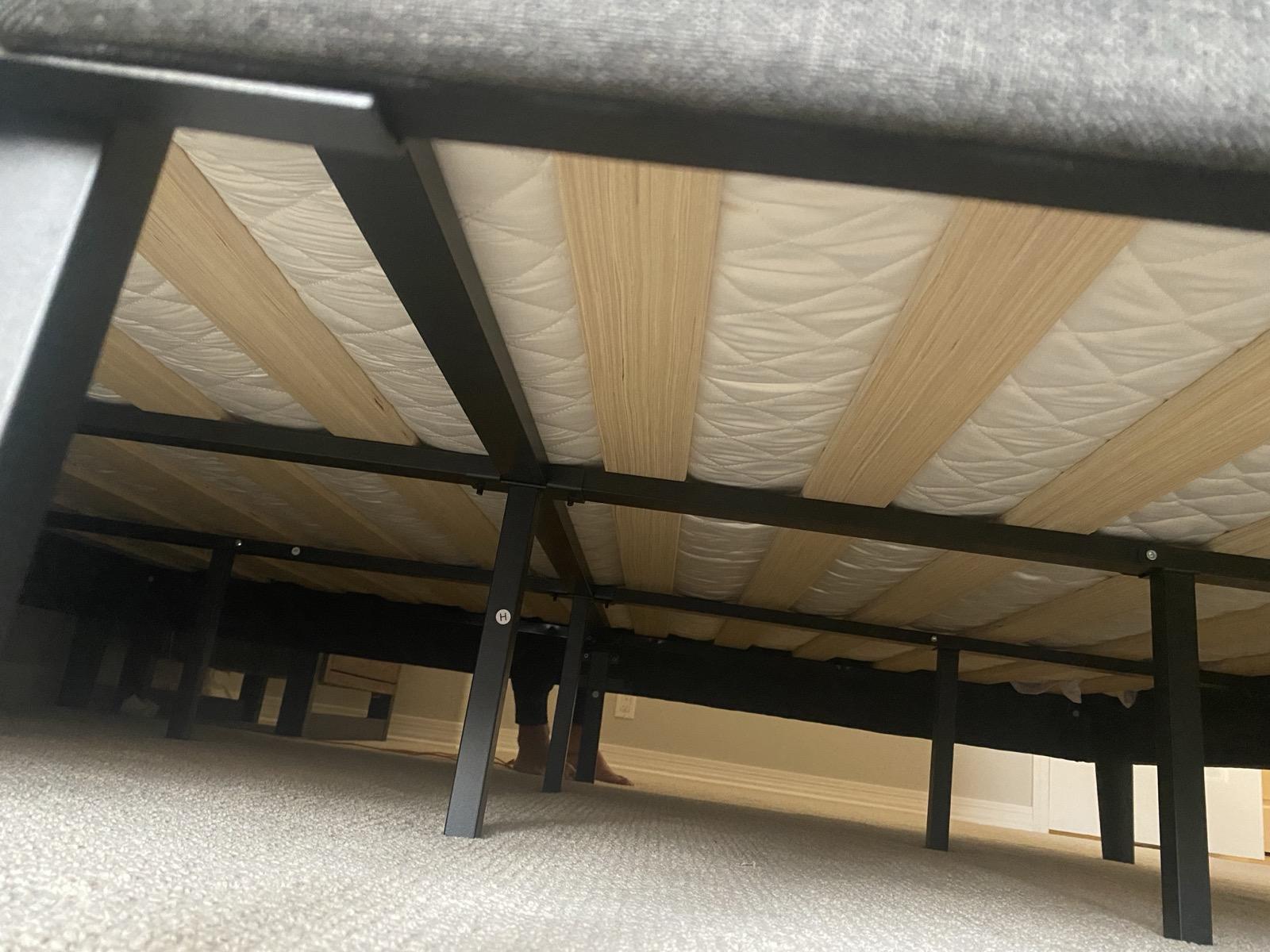 Broken bed frame supports