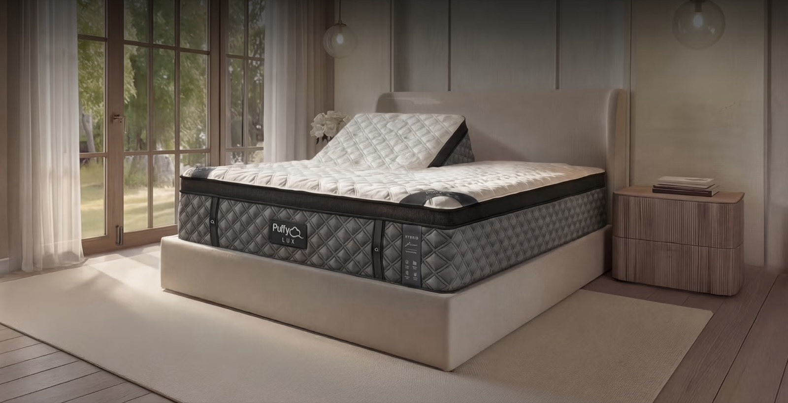 Puffy Lux split queen mattress