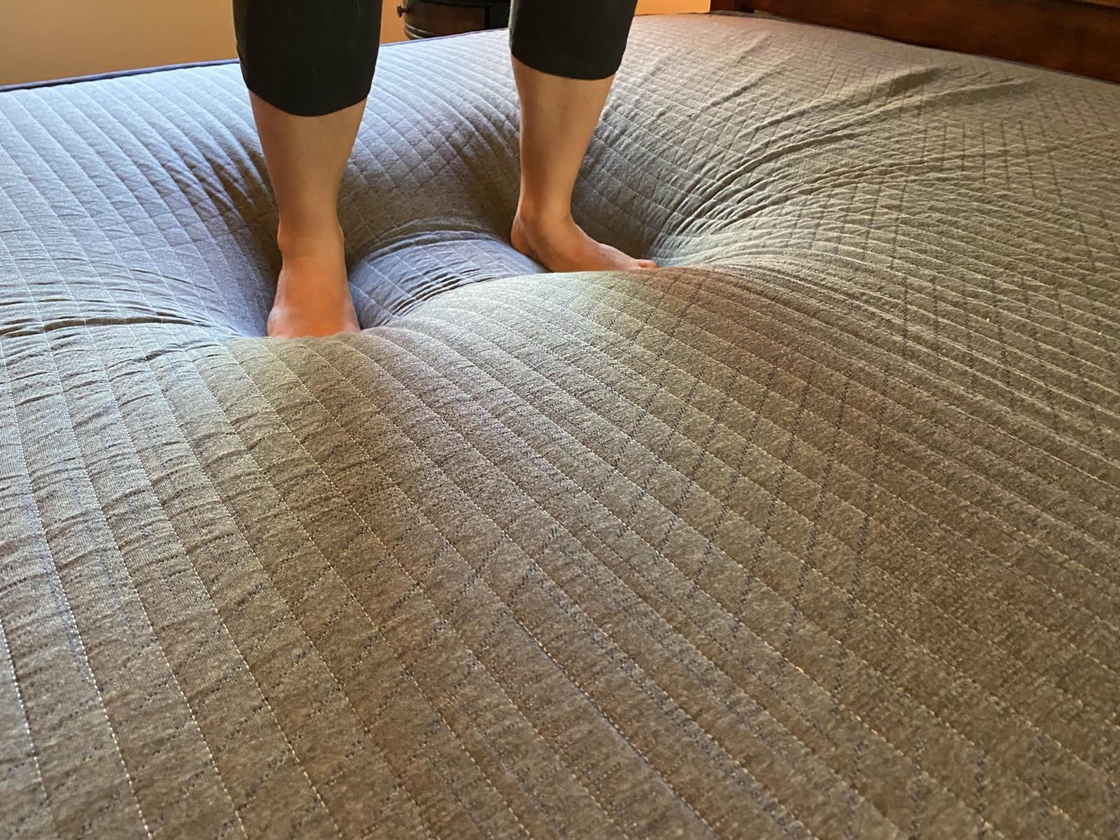 Testing foam resilience