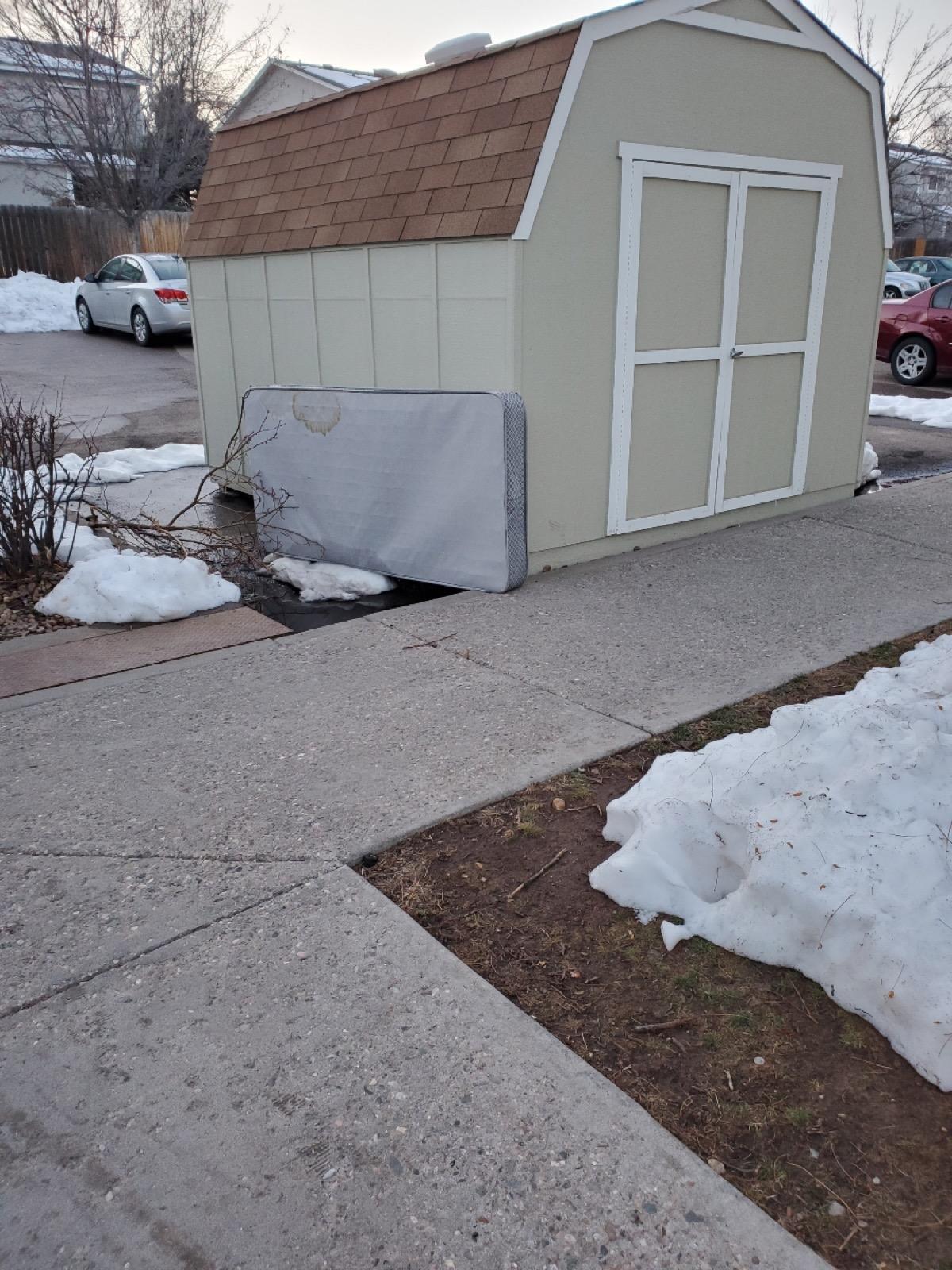 Mattress pickup from customer home
