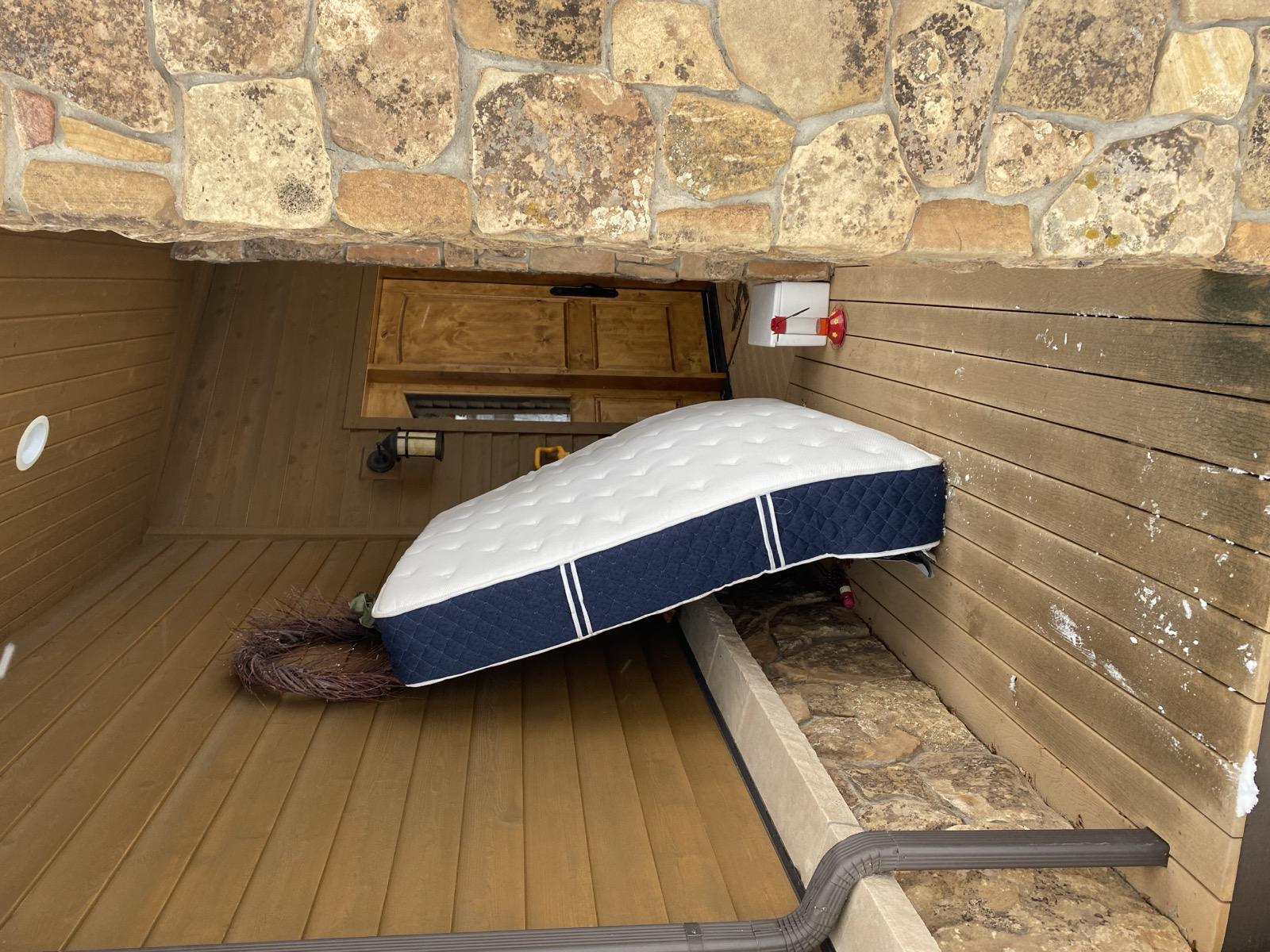 Picking up a well-maintained mattress