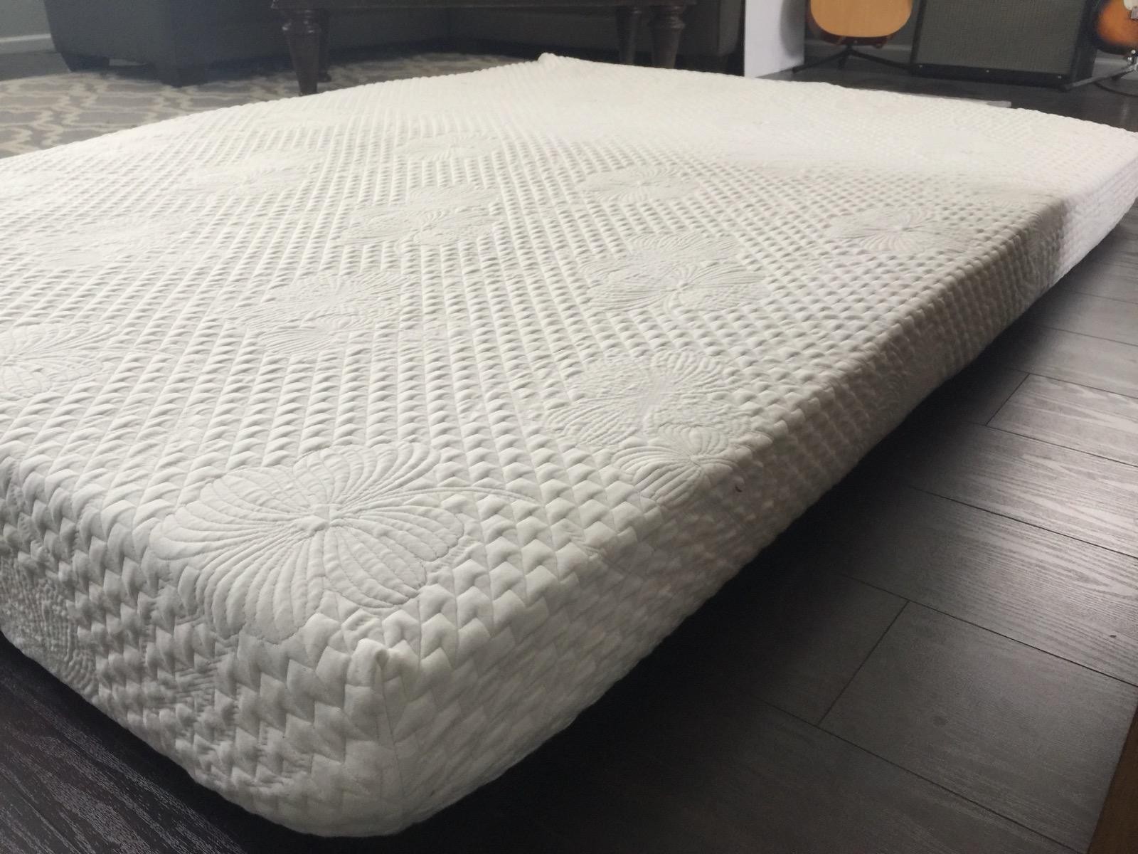 Low quality RV mattress with thin foam layers