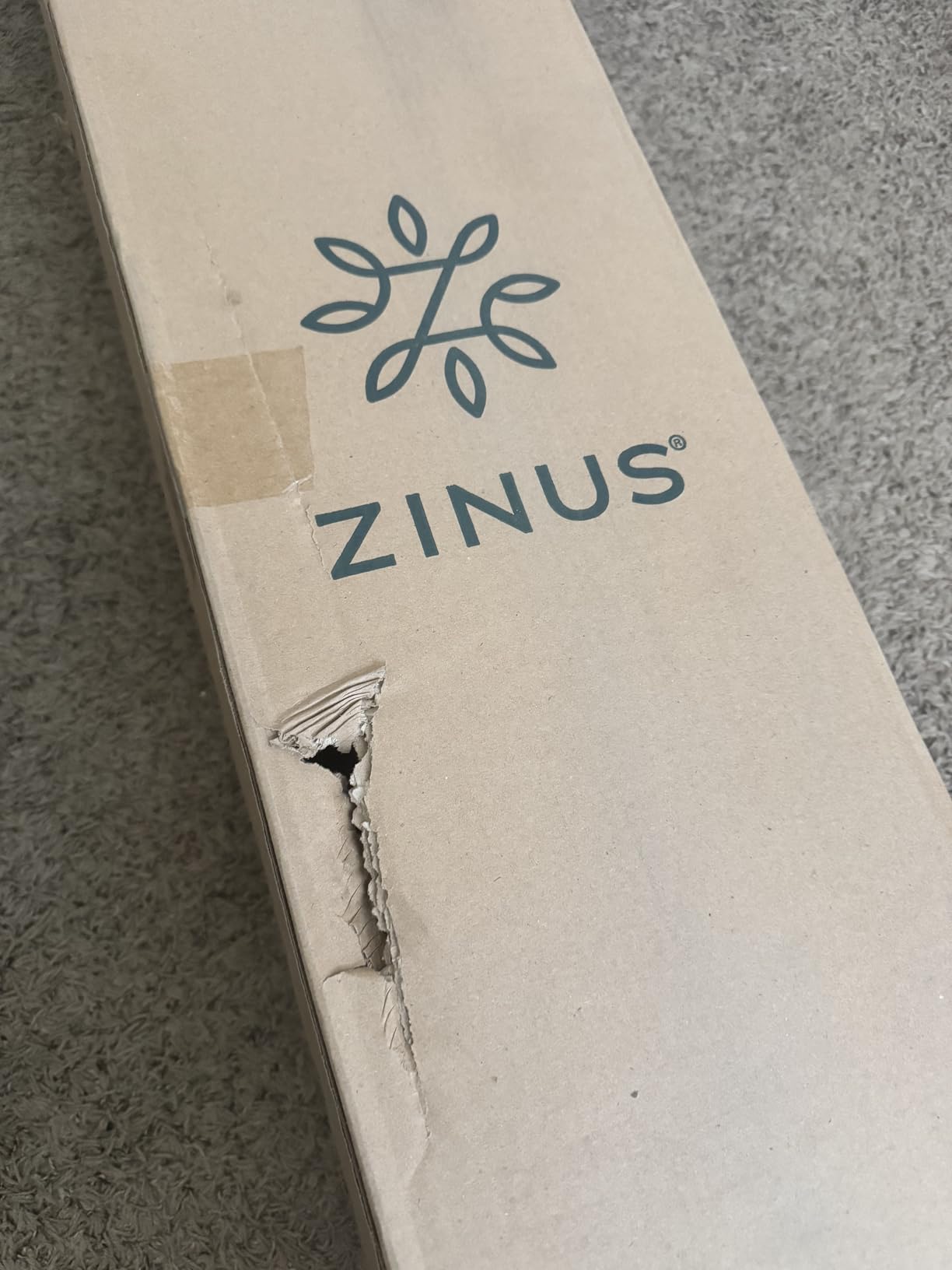 Zinus mattress box